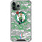 NBA Boston Celtics Digi Camo iPhone 12 Pro Clear Case