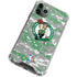 NBA Boston Celtics Digi Camo iPhone 12 Pro Clear Case