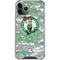 NBA Boston Celtics Digi Camo iPhone 12 Pro Max Clear Case