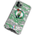 NBA Boston Celtics Digi Camo iPhone 12 Pro Max Clear Case