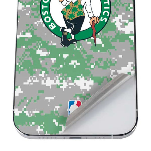 NBA Boston Celtics Digi Camo iPhone 12 Pro Max Skin
