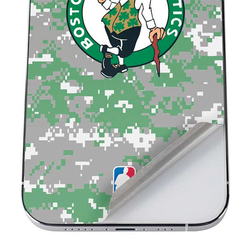 NBA Boston Celtics Digi Camo iPhone 12 Pro Skin