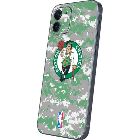 NBA Boston Celtics Digi Camo iPhone 12 Skin