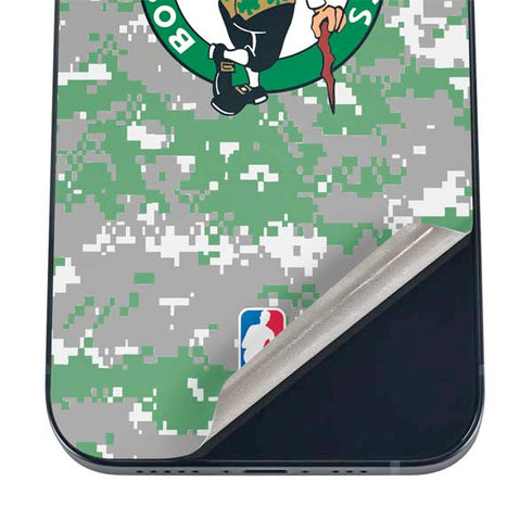 NBA Boston Celtics Digi Camo iPhone 12 Skin