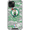 NBA Boston Celtics Digi Camo iPhone 13 Clear Case