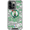 NBA Boston Celtics Digi Camo iPhone 15 Pro Clear Case