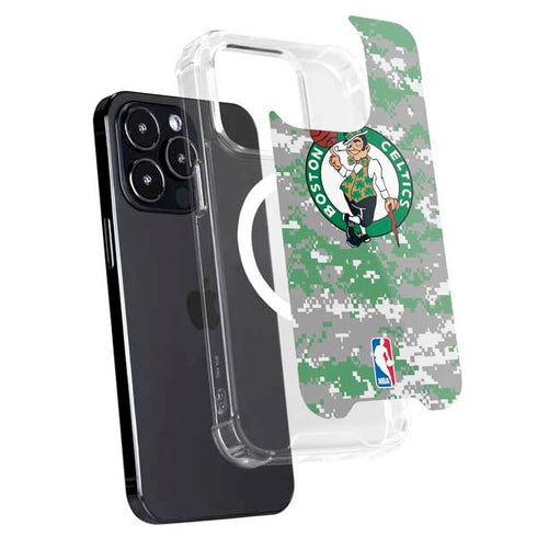 NBA Boston Celtics Digi Camo iPhone 15 Pro Max MagSafe Case