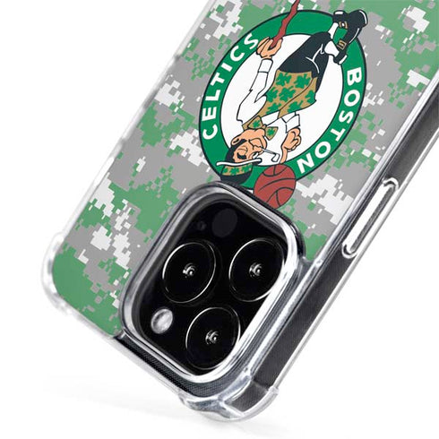 NBA Boston Celtics Digi Camo iPhone 14 Pro Max MagSafe Case