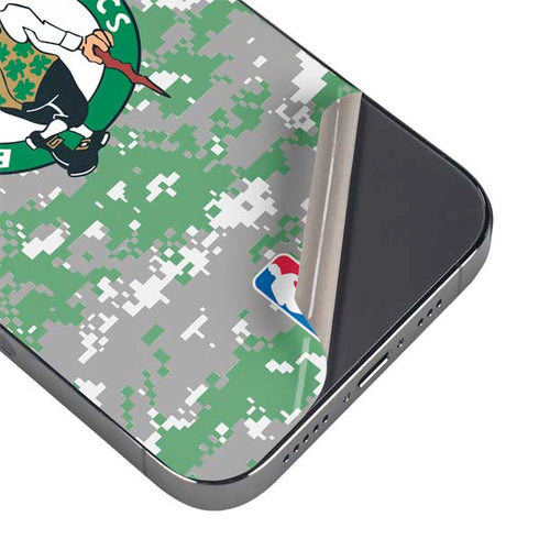 NBA Boston Celtics Digi Camo iPhone 14 Pro Max Skin