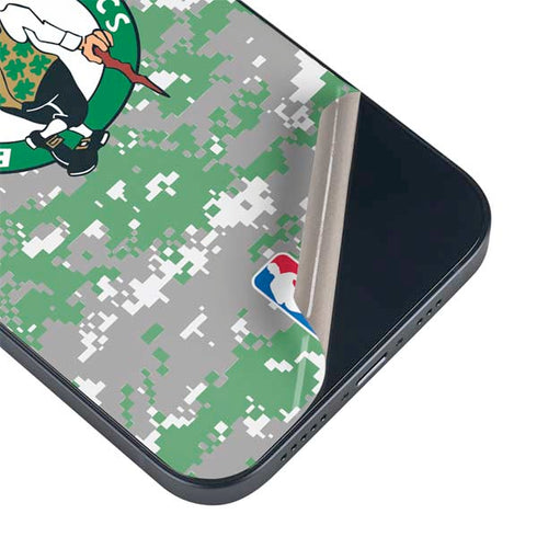 NBA Boston Celtics Digi Camo iPhone 14 Skin