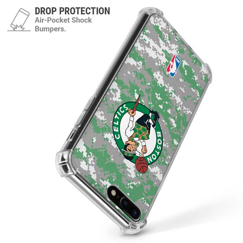 NBA Boston Celtics Digi Camo iPhone 7/8 Plus Clear Case