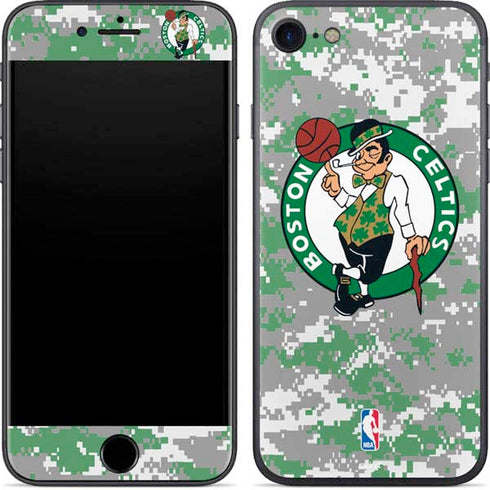 NBA Boston Celtics Digi Camo iPhone 7 Skin