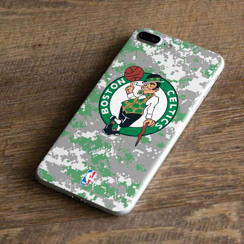 NBA Boston Celtics Digi Camo iPhone 8 Plus Skin