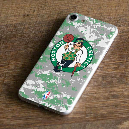 NBA Boston Celtics Digi Camo iPhone 8 Skin
