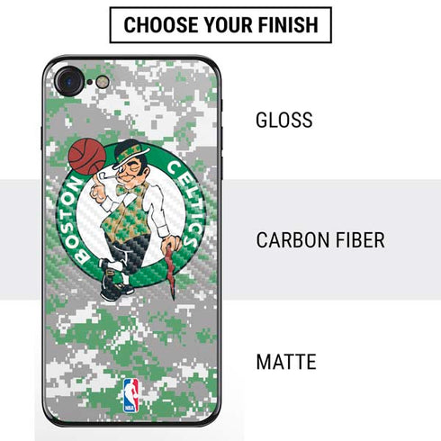NBA Boston Celtics Digi Camo iPhone SE (2nd & 3rd Gen) Skin