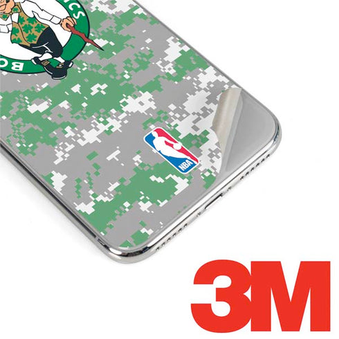 NBA Boston Celtics Digi Camo iPhone X Skin