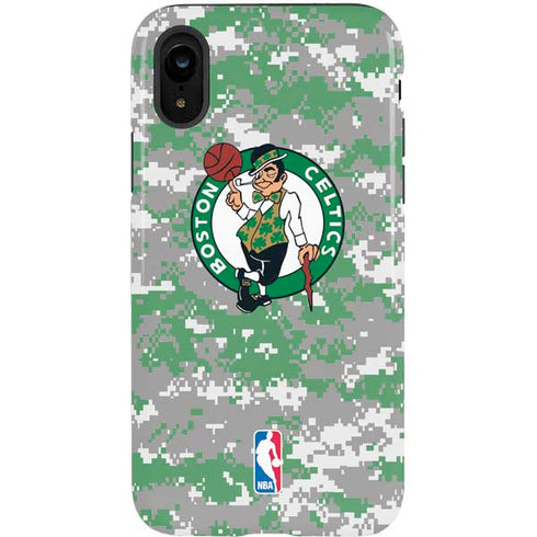 NBA Boston Celtics Digi Camo iPhone XR Pro Case