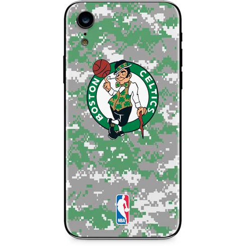 NBA Boston Celtics Digi Camo iPhone XR Skin