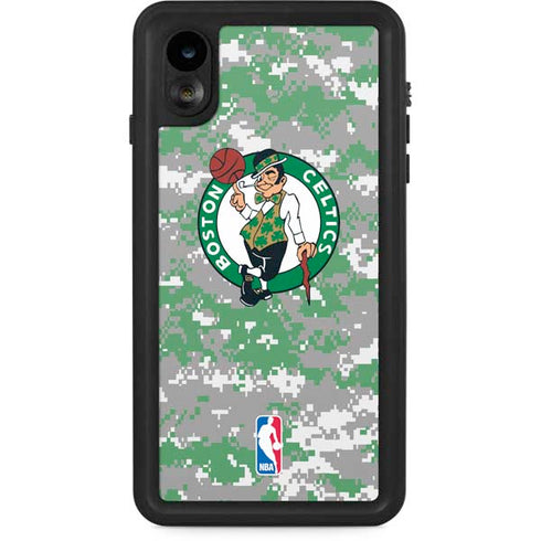 NBA Boston Celtics Digi Camo iPhone XR Waterproof Case