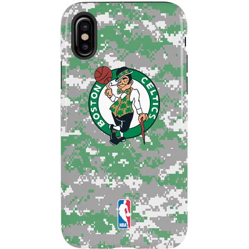 NBA Boston Celtics Digi Camo iPhone XS Pro Case