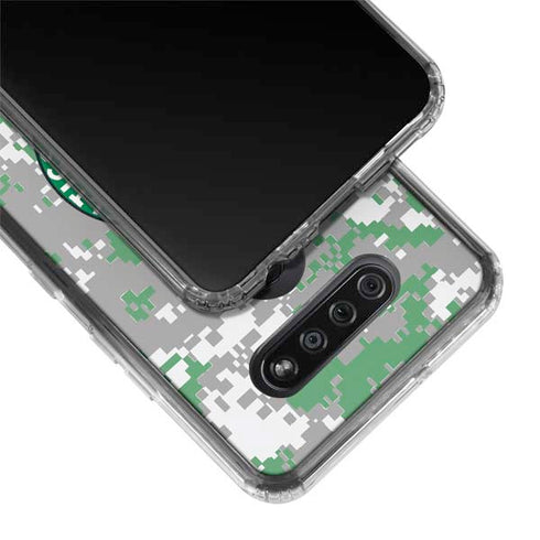NBA Boston Celtics Digi Camo LG K51/Q51 Clear Case