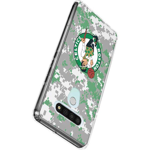 NBA Boston Celtics Digi Camo LG Stylo 6 Clear Case