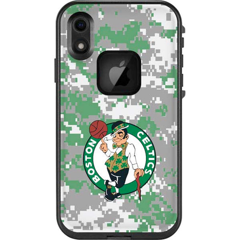 NBA Boston Celtics Digi Camo LifeProof Fre iPhone Skin