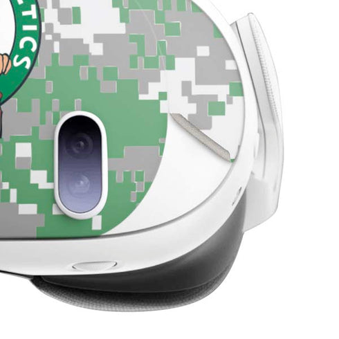 NBA Boston Celtics Digi Camo Meta Quest 3 Skin
