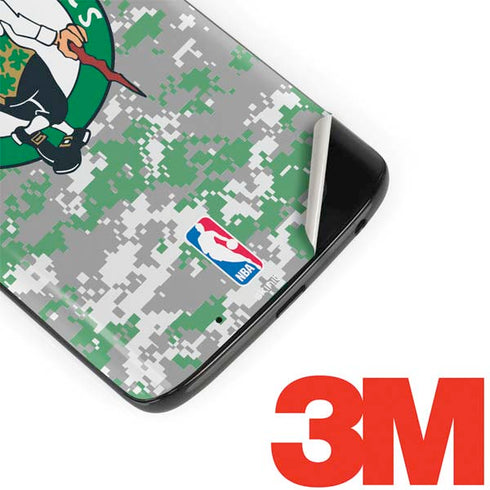 NBA Boston Celtics Digi Camo Moto G6 Skin