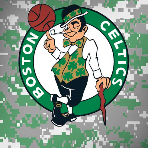 NBA Boston Celtics Digi Camo Moto G6 Skin