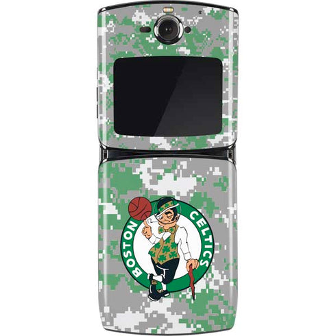 NBA Boston Celtics Digi Camo Motorola RAZR Skin