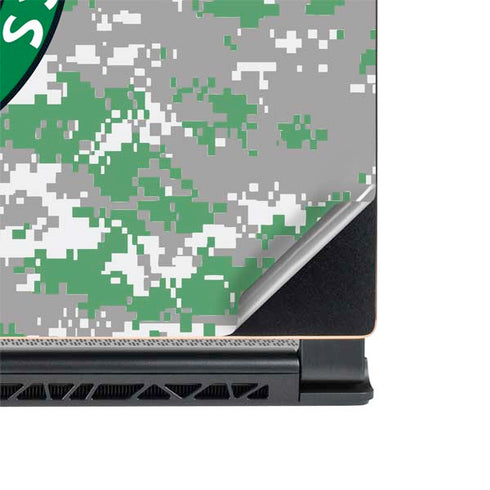 NBA Boston Celtics Digi Camo MSI GS65 Stealth Laptop Skin
