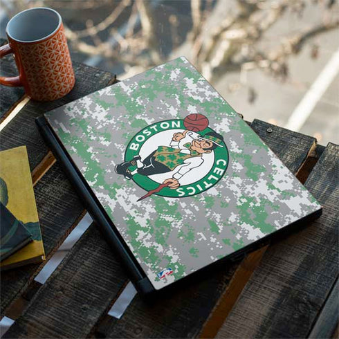 NBA Boston Celtics Digi Camo MSI GS65 Stealth Laptop Skin