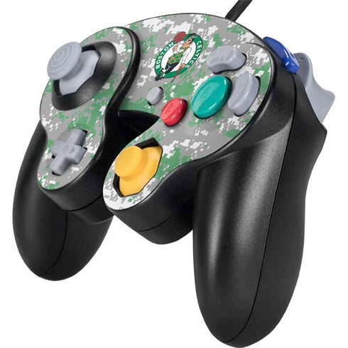 NBA Boston Celtics Digi Camo Nintendo GameCube Controller Skin