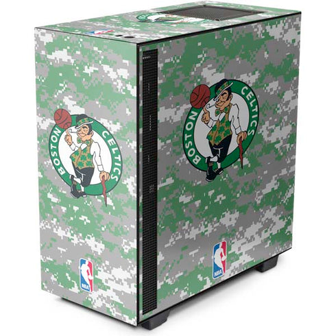 NBA Boston Celtics Digi Camo NZXT H510 Compact ATX Mid-Tower Case Skin