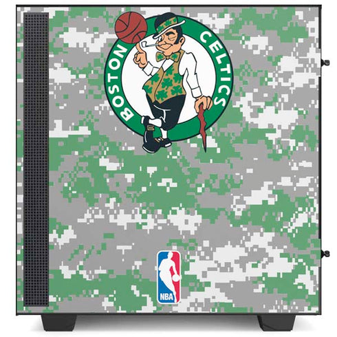 NBA Boston Celtics Digi Camo NZXT H510 Compact ATX Mid-Tower Case Skin