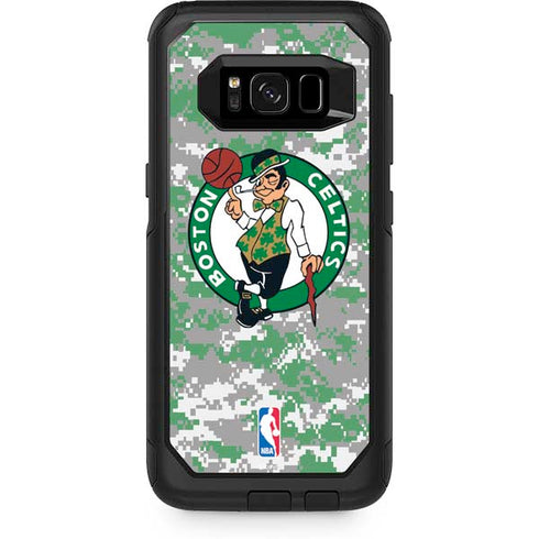 NBA Boston Celtics Digi Camo Otterbox Commuter Galaxy Skin