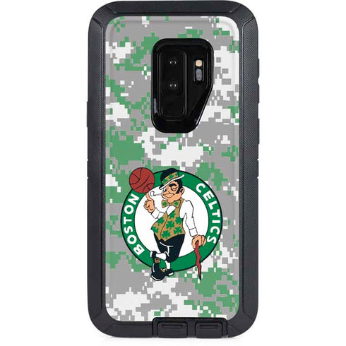 NBA Boston Celtics Digi Camo Otterbox Defender Galaxy Skin