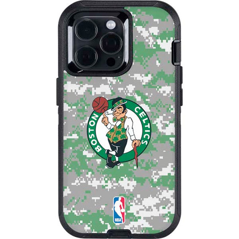 NBA Boston Celtics Digi Camo Otterbox Defender iPhone Skin