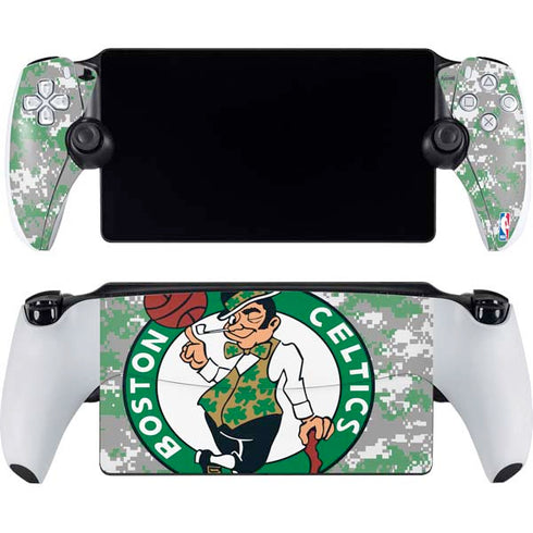 NBA Boston Celtics Digi Camo PlayStation Portal Remote Player Skin