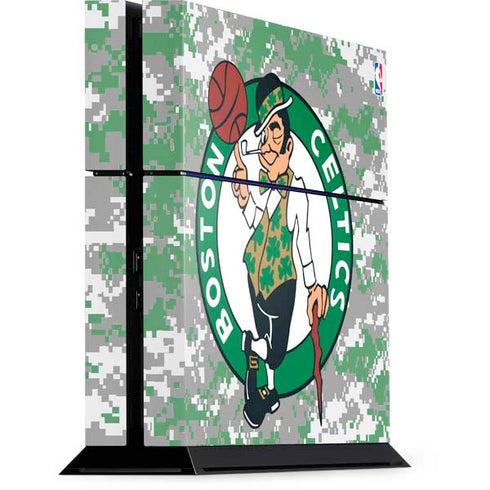 NBA Boston Celtics Digi Camo PS4 Console Skin