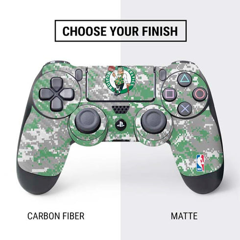 NBA Boston Celtics Digi Camo PS4 Controller Skin