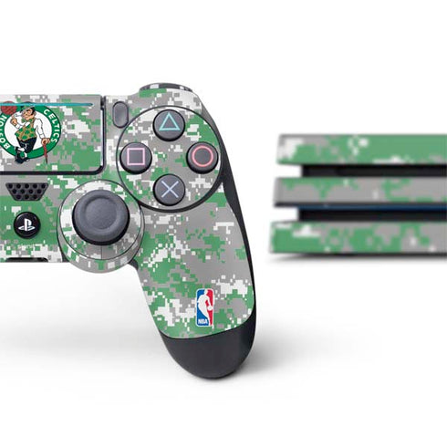 NBA Boston Celtics Digi Camo PS4 Pro Bundle Skin