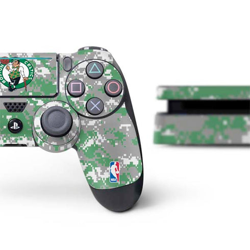 NBA Boston Celtics Digi Camo PS4 Slim Bundle Skin
