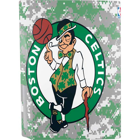 NBA Boston Celtics Digi Camo PS5 Console Skin