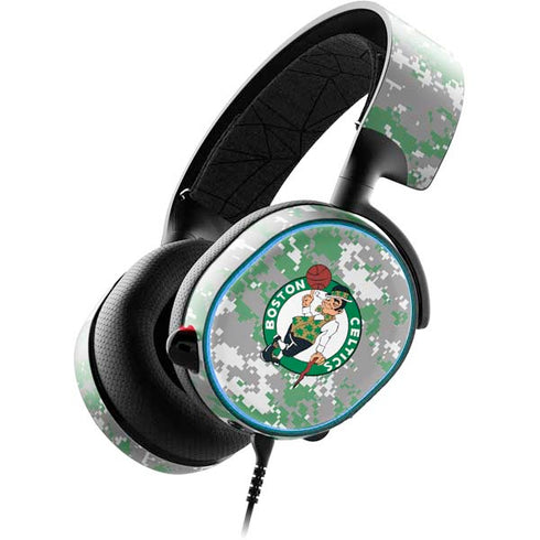 NBA Boston Celtics Digi Camo SteelSeries Arctis 3 Skin