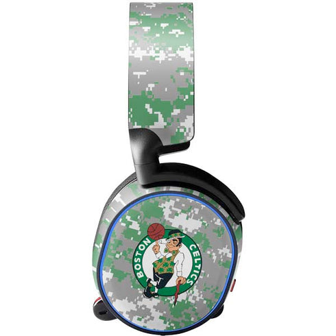 NBA Boston Celtics Digi Camo SteelSeries Arctis 3 Skin