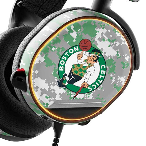 NBA Boston Celtics Digi Camo SteelSeries Arctis 3 Skin