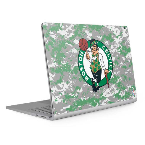NBA Boston Celtics Digi Camo Surface Book 2 13.5in Skin