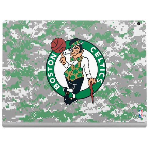 NBA Boston Celtics Digi Camo Surface Book 2 13.5in Skin